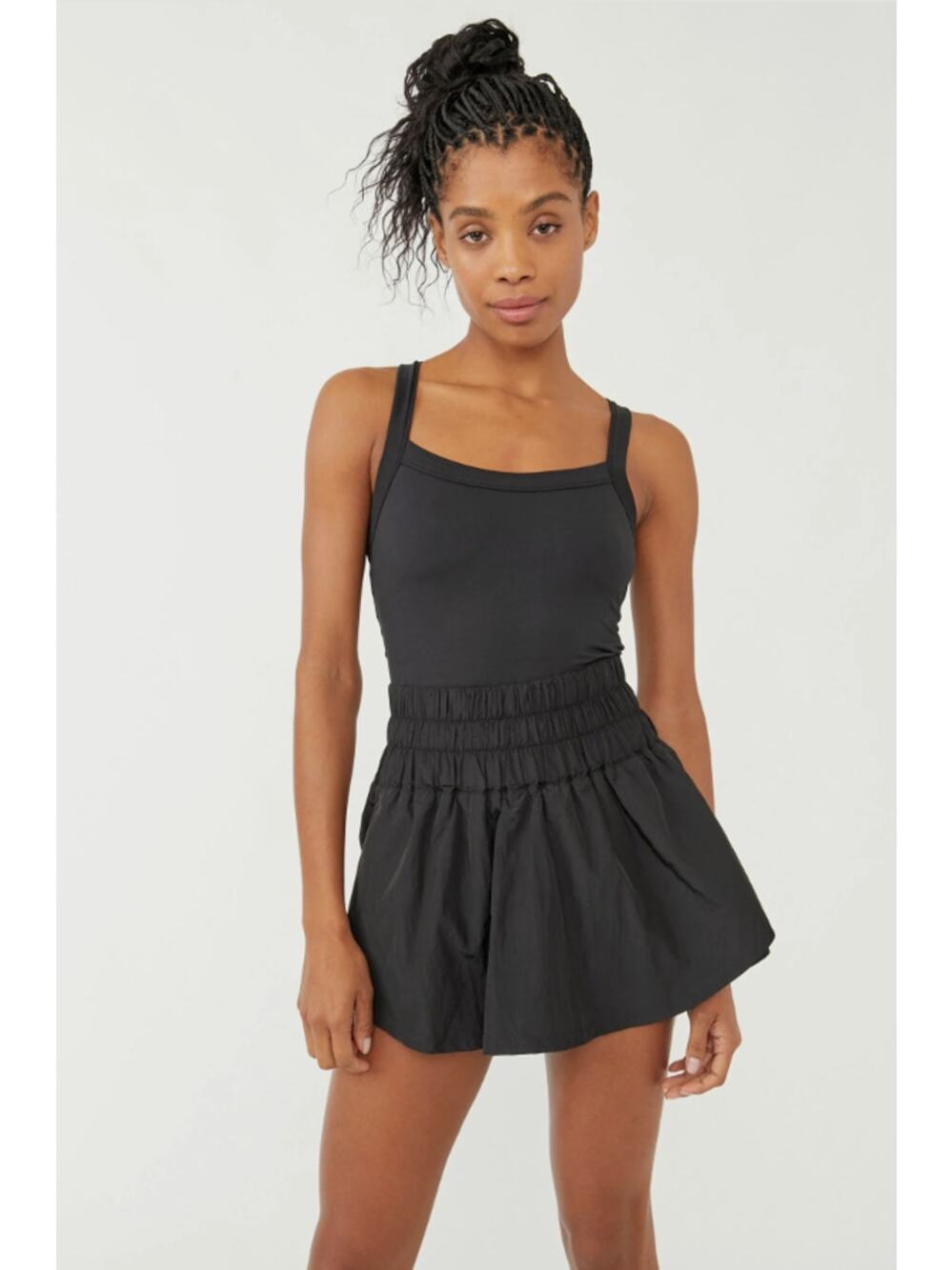Free People FP Movement The Way Home Skortsie Women's XS Black Activewear